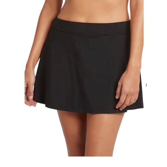 Sea Level Essentials swim skirt black size 16 - Picture 1 of 4